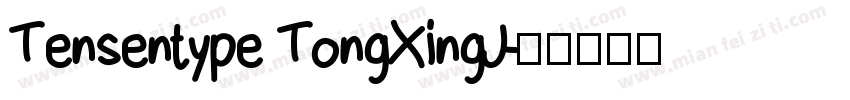 Tensentype TongXingJ字体转换
